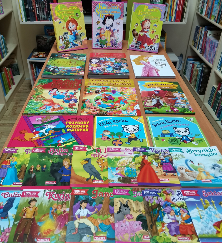 Na zdjęciu prezentowane są książki dla dzieci